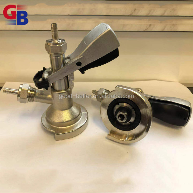 GB Hot selling Brass chrome plated M system keg coupler for keg extractor
