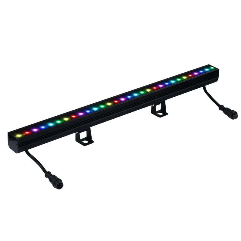 Китайские поставщики, оптовая продажа, 36 Вт, ip65, алюминиевая RGB-лента, наружные светодиодные светильники, настенная шайба с управлением DMX512
