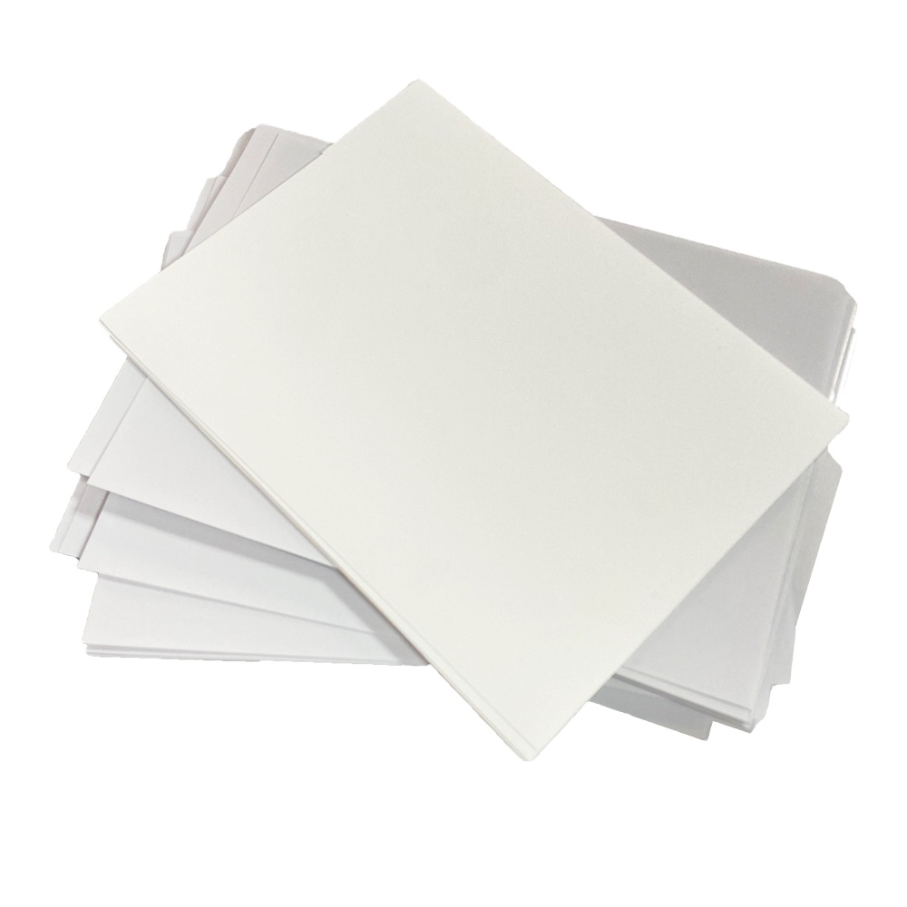 Manufacturer whole 80gsm A4 A5 A6 letter size white office paper wooden free label kraft adhesive shipping label