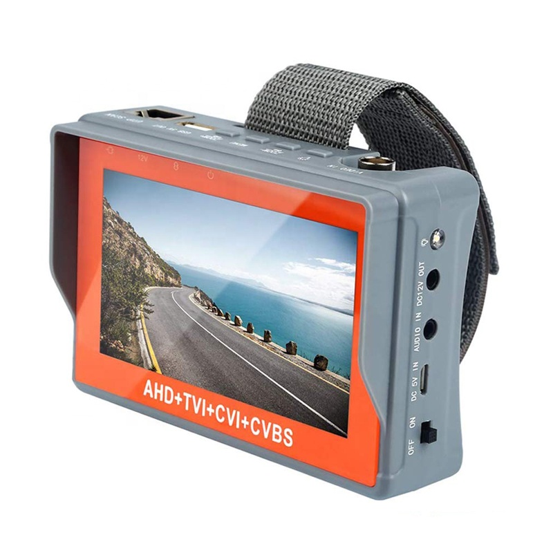2019 Портативный 4 в 1 4,3 дюймов ЖК-кабель CCTV тестер камеры 4K видео монитор pro для 5MP AHD TVI CVI камера