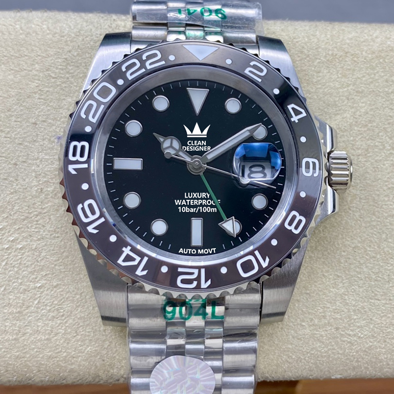 Guangzhou factory top quality ceramic bezel luminous 10bra waterproof 3285 movement wristwatch luxury mechanical watches for men