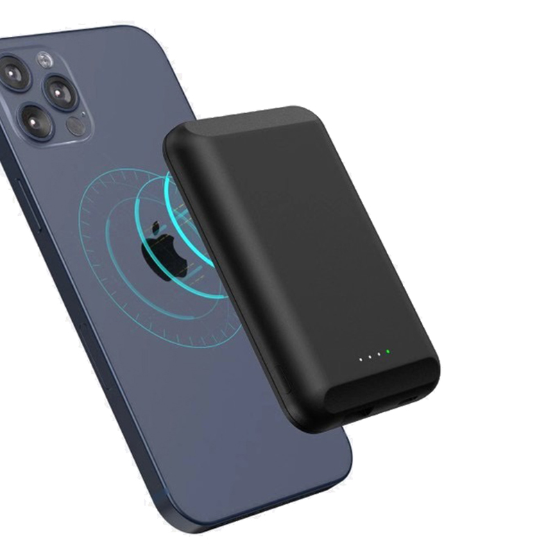 SmallOrders A719 Mini multi-color portable fast charging magnetic wireless charger power bank for Apple 12 batteries