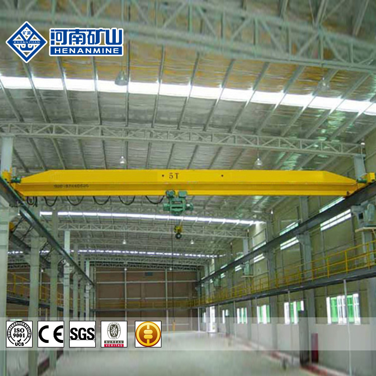 Lifting Equipment for Manufacturing Plant electric hoist single girder bridge crane 10 ton