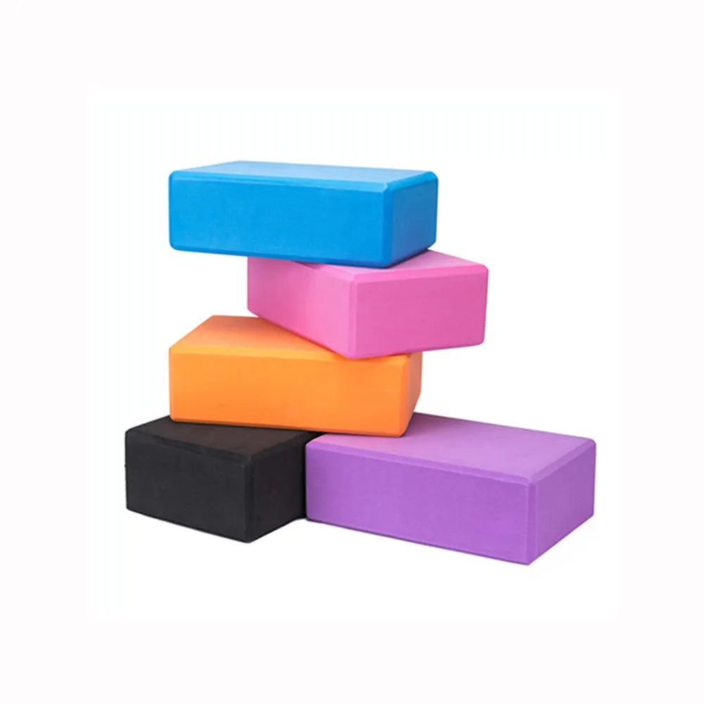 TOPKO hot sale yoga foam block brick support deepen poses portable home yoga gym EVA Yoga Block
