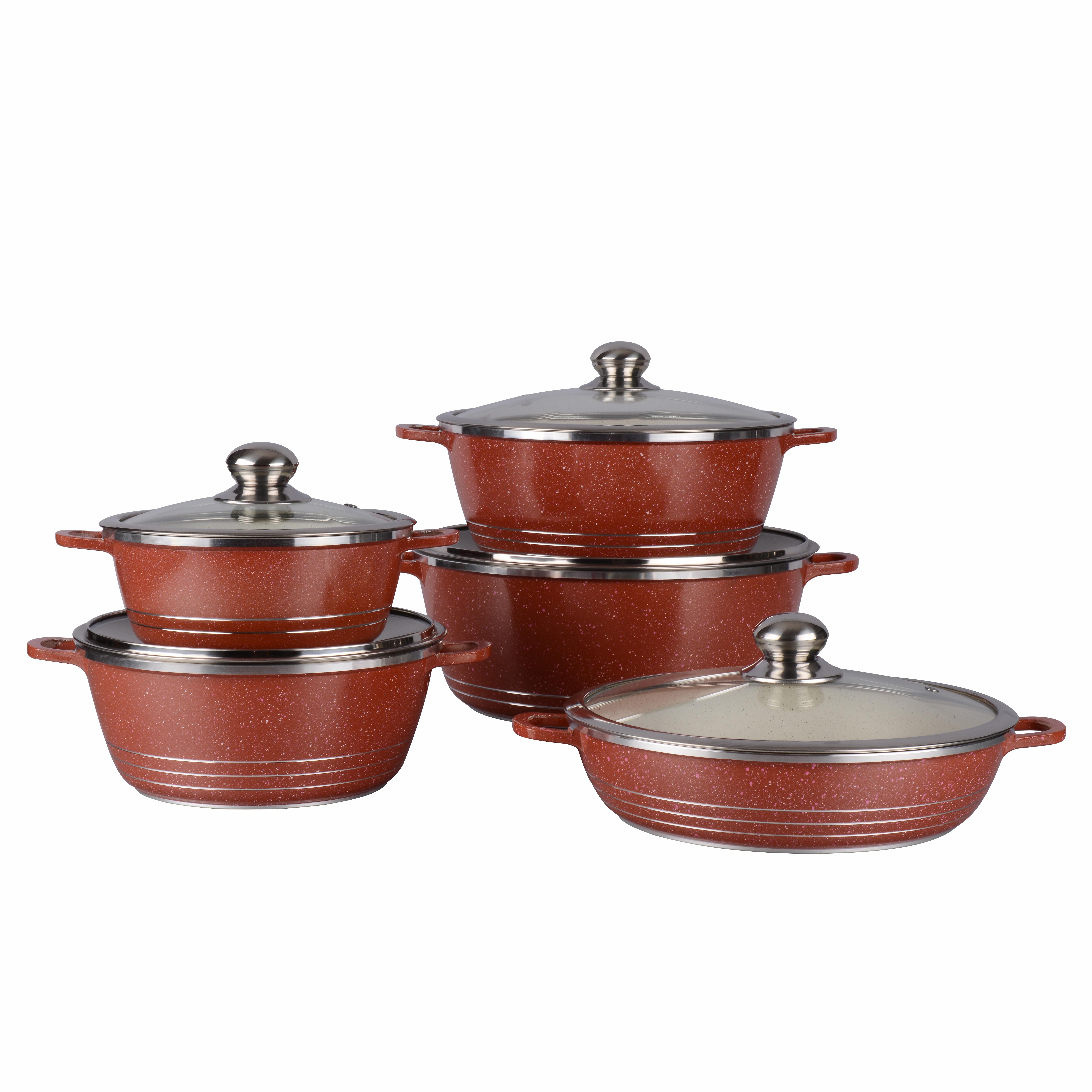 Yongkang die cast aluminum non stick cookware set