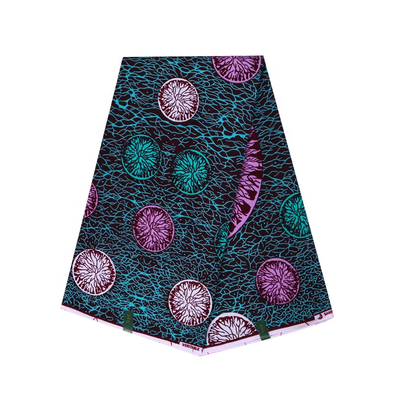HotHot Selling Wax Fabric 100% Cotton Veritable Holland Block Prints African Ankara Fabric for Ladies Dress Handbags