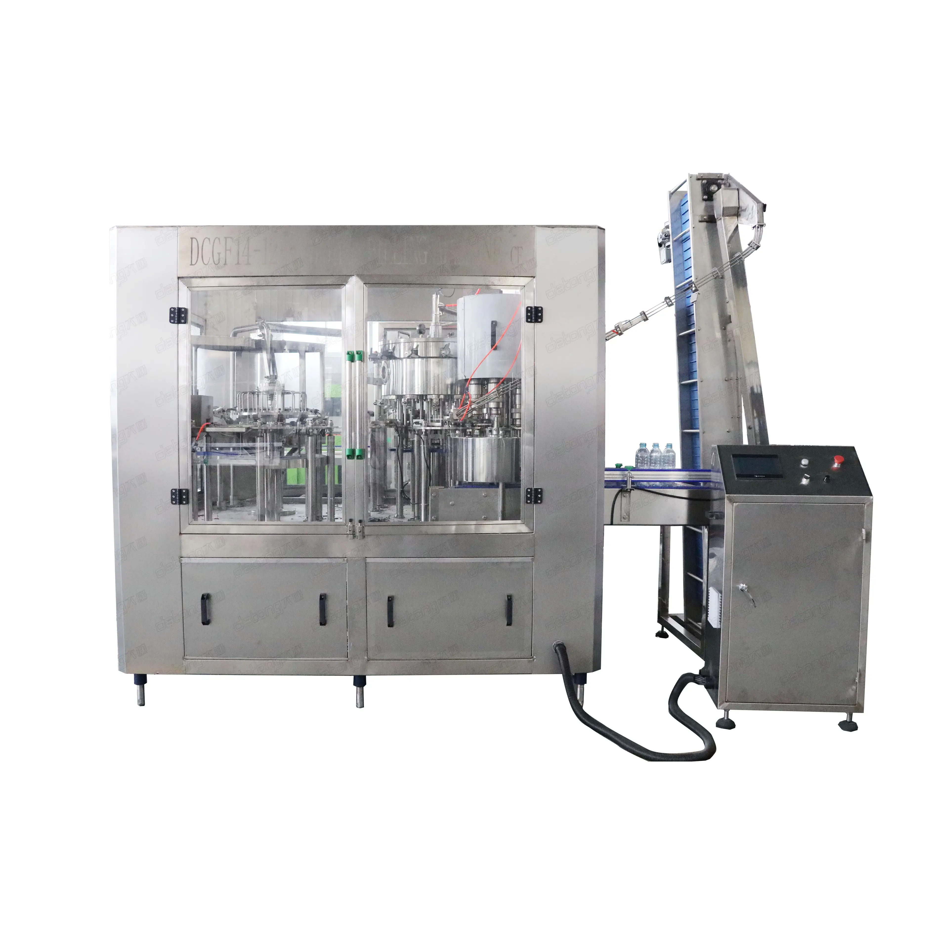 Small soda water filling machines carbonated drink production line