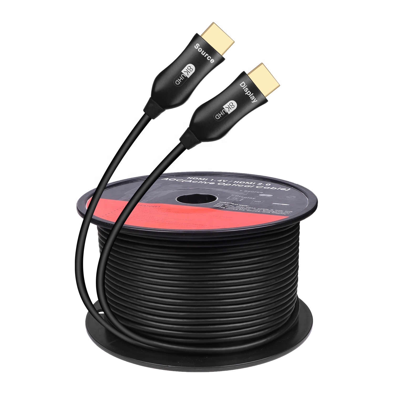 2020 Новый ультра тонкий 8k 60Hz 48gbps волоконно-оптический кабель AOC HDMI 4K 120HZ HDCP 2,2 HDR 10-200M