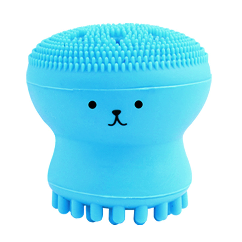 Silicone Face Cleaner Brush Instrument Massage Face Washing With Sponge Face Deep Clean
