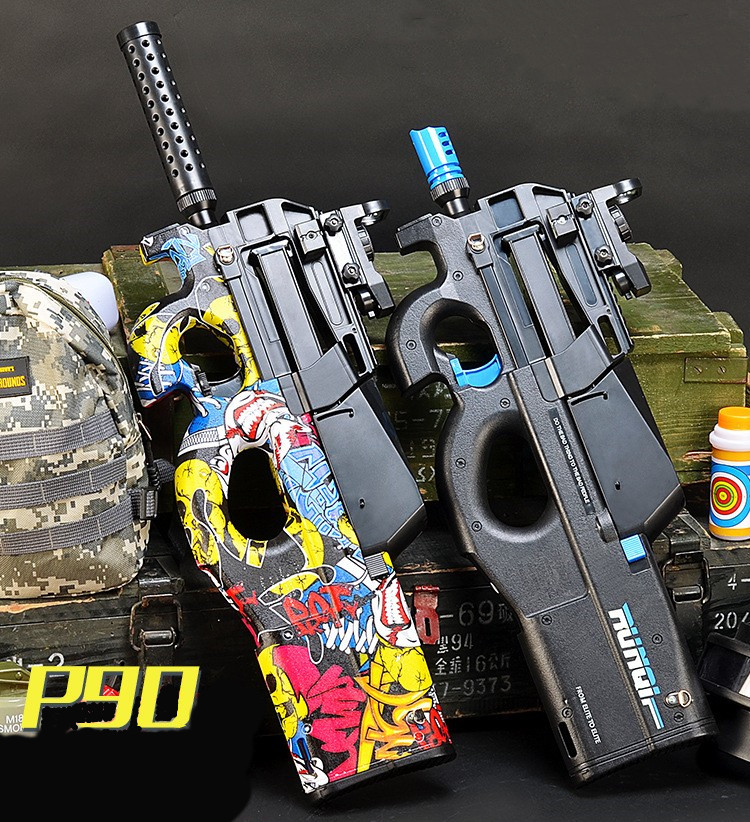 P90 игрушечный пистолет с мягкими пулями, летние игрушки, набор электрических гелевых пистолетов для брызг с водяными бусинами для стрельбы, игры команды