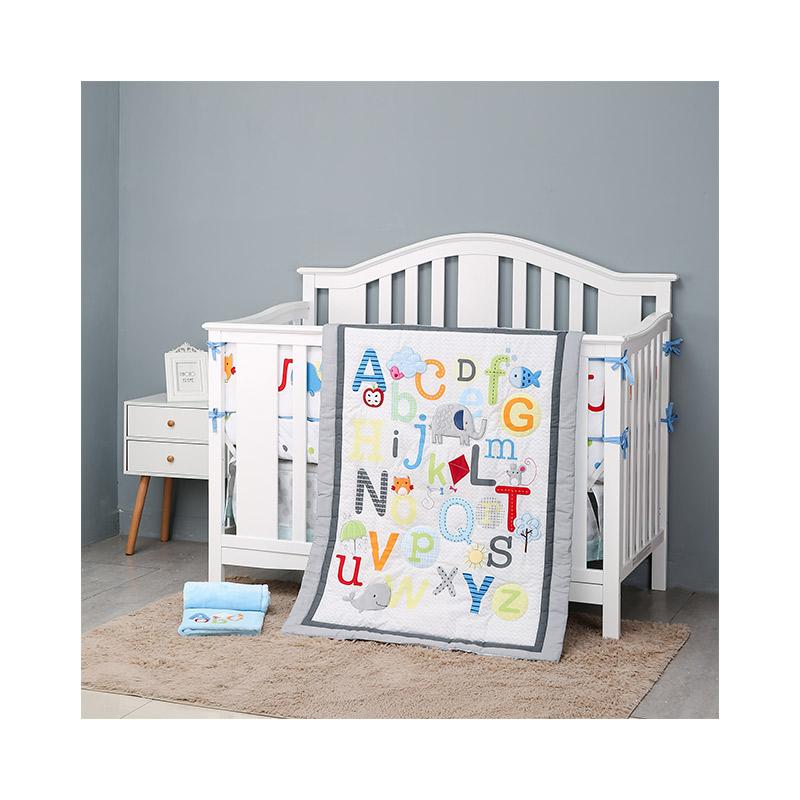 Premium Baby Bedding 100% Organic Cotton Fitted Crib Bedding Set