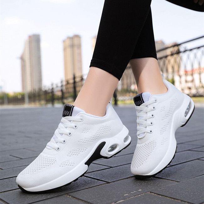 Factory Direct Selling New Fashion Mesh Lace up Women's Casual Shoes Comfortable sneakers women Breathable shoess for women