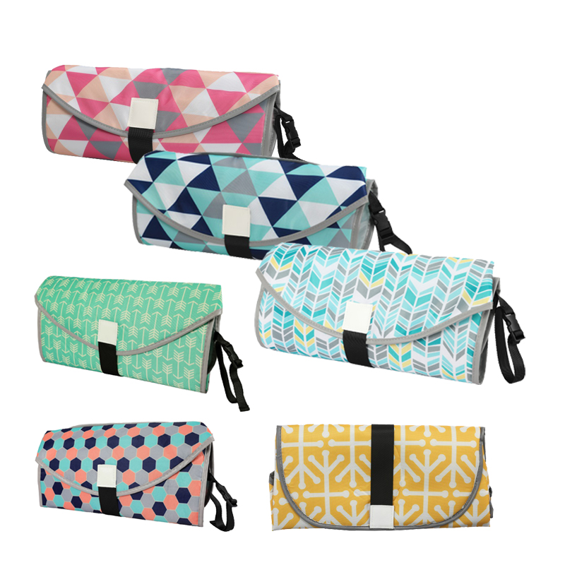New arrival hot selling newborns foldable bed bag waterproof baby diaper bag portable changing mummy nappy pad