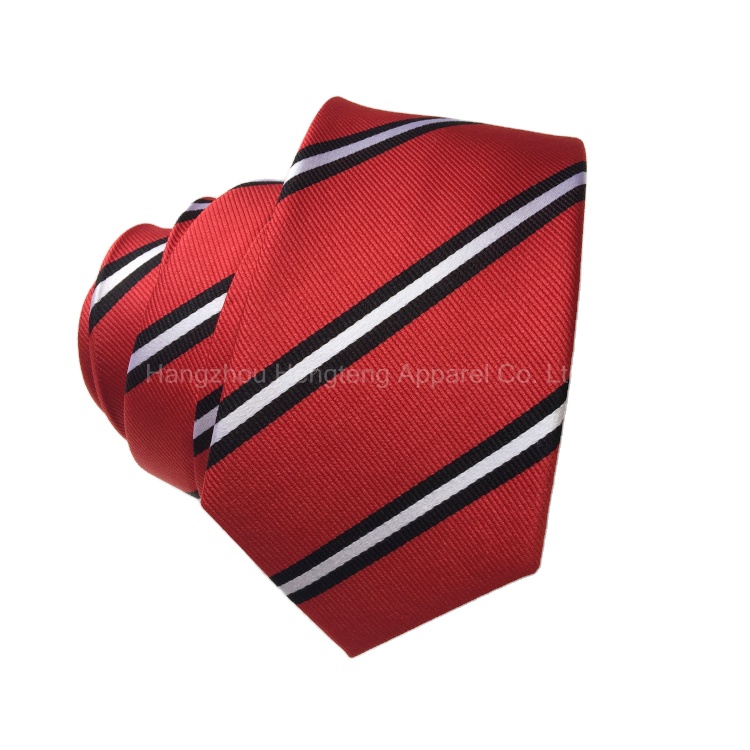 Woven Pure Silk Tie Stripe Design