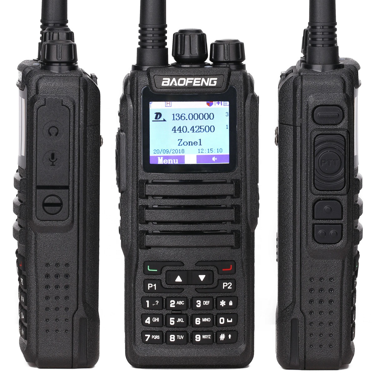 BAOFENG BF DM1701 DM-1701 для переносного приемо-передатчика цифровой DMR гражданского аналогово-цифровой индикатор второго часового пояса ручной высокой мощности двухстороннее радио