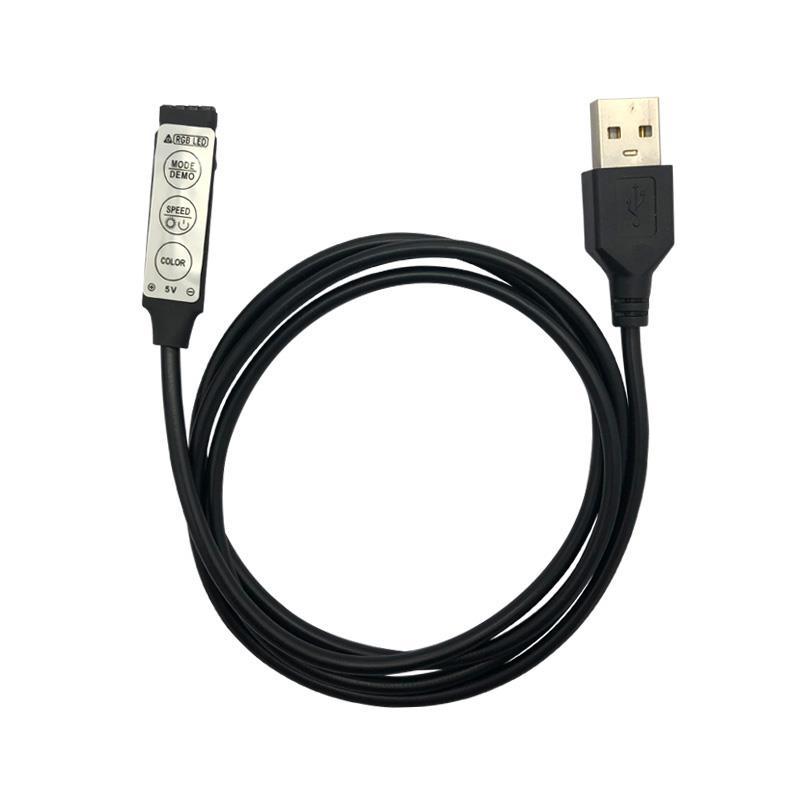 Mini RGB controller TV PC strip light controller RGB led strip light control switch