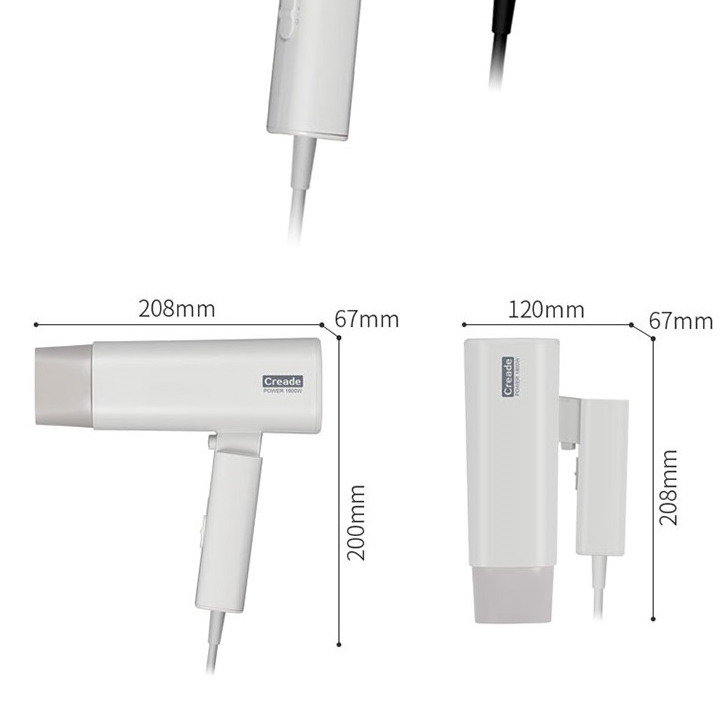 Wholesale Foldable 1800 W Hair Dryer Sale Fast Dry Hair Dryer With Concentrator