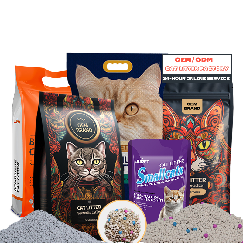 Wholesale Large Particle Oem Manufacturers 100% Natural Ecological Carbon Balls Clean Flushable Small Grain Bentonite Cat Litter