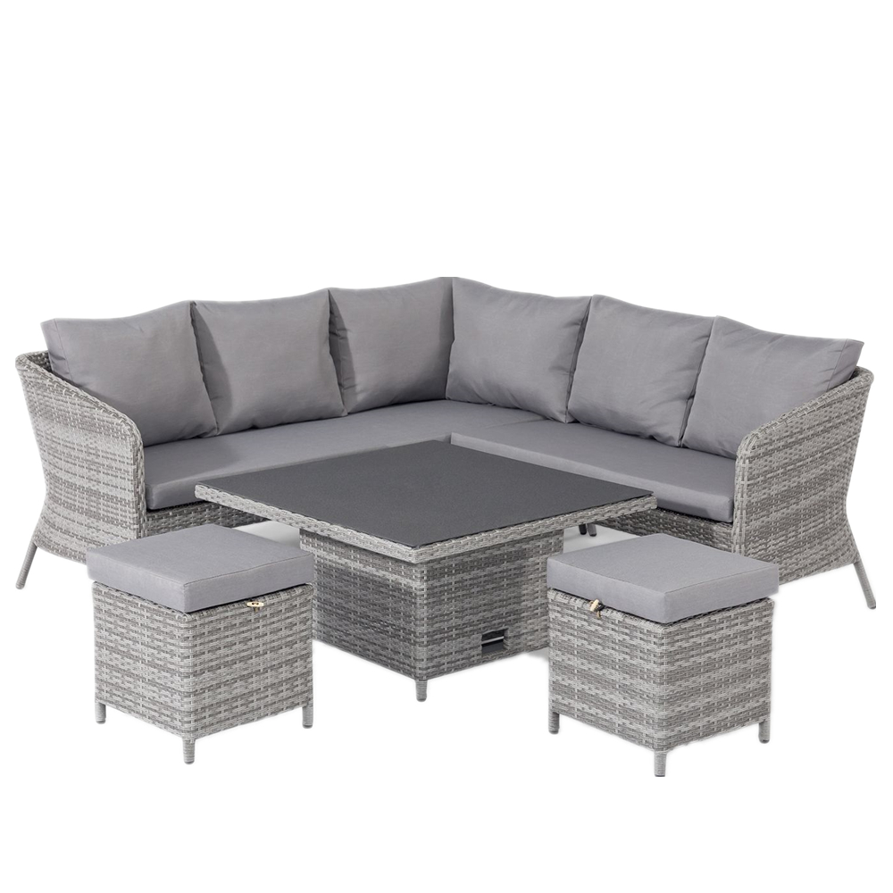 Patio Set Outdoor Furniture Rattan Corner Sofa Set