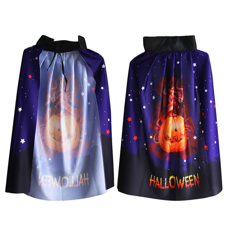 Halloween holiday performance supplies carnival party kids cosplay children costumes skeleton pumpkin wizard witch cloak