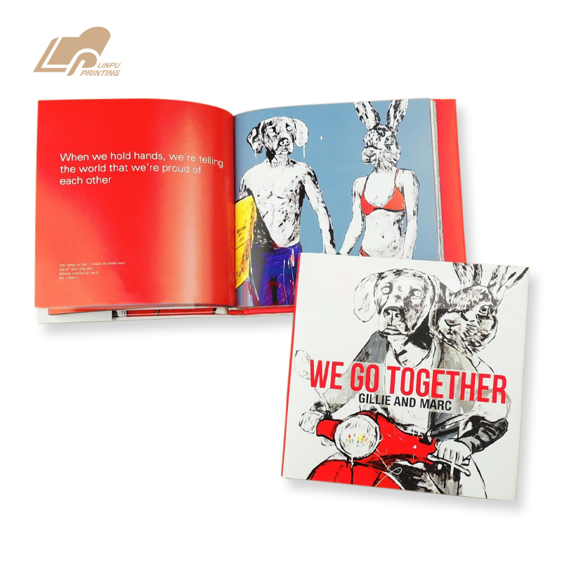 Custom hardcover book printing cookbook photography book art book publish