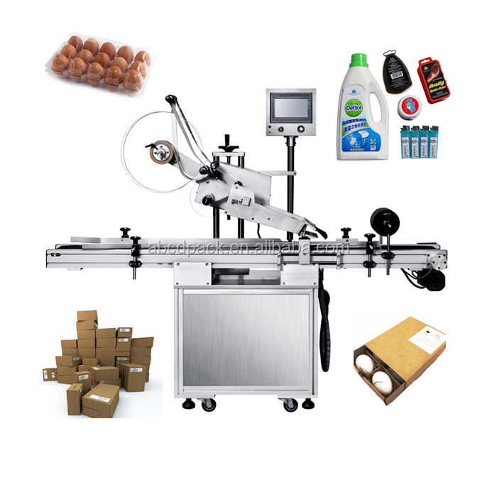 Factory Automatic Pencil Sharpener Labeling Machine One Sided Labelers Top Labeling System