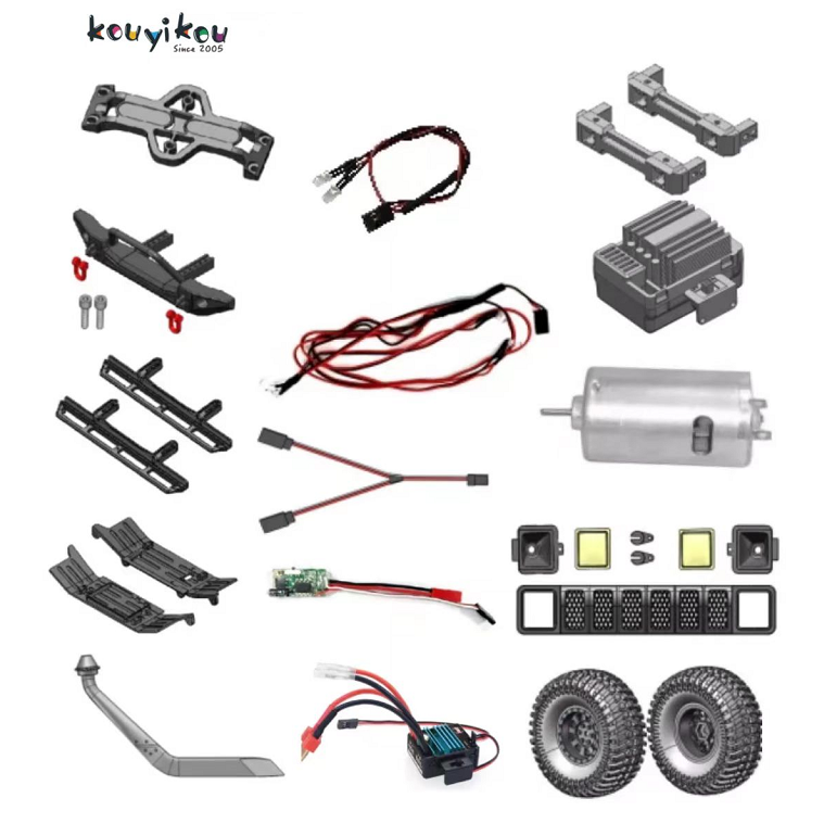Shantou Kouyikou Toys 2023 RC Car Spare Parts Metal Classis Spare Parts Toy Motorcycle Toy Accessories