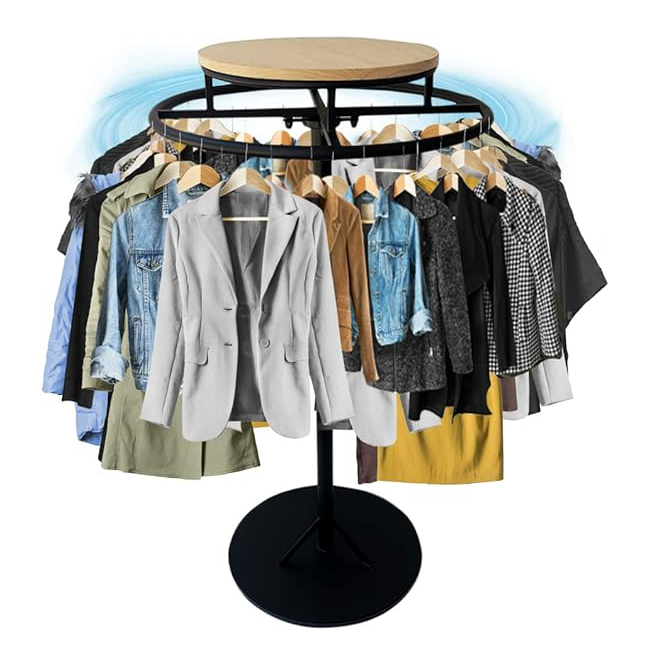 Boutique Suministros Ropa Display Rack Clothing Stand Metal Garment Display Rack Metal Clothes Display Rack Free Standing