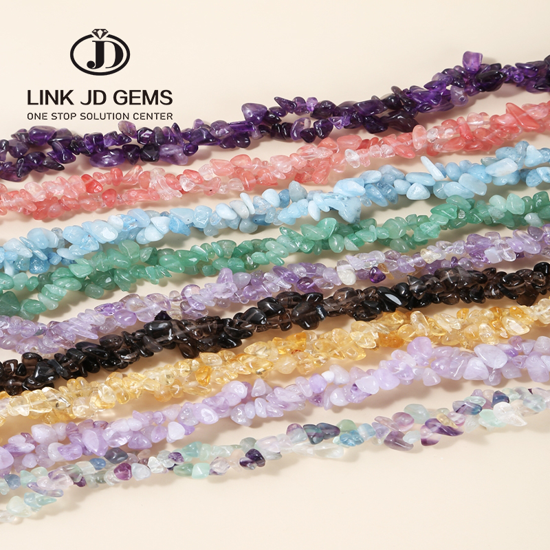 High Quality Gravel Citrines Amethyst Quartz Chips Gemstone Irregular Shape Loose Stone Beads For Making Bracelets