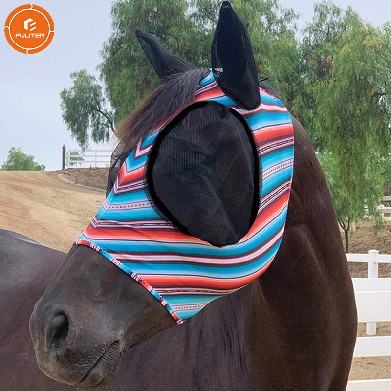 Medicine Products Comfort Fly Fabric Facepiece Horse Dragon Facepiece