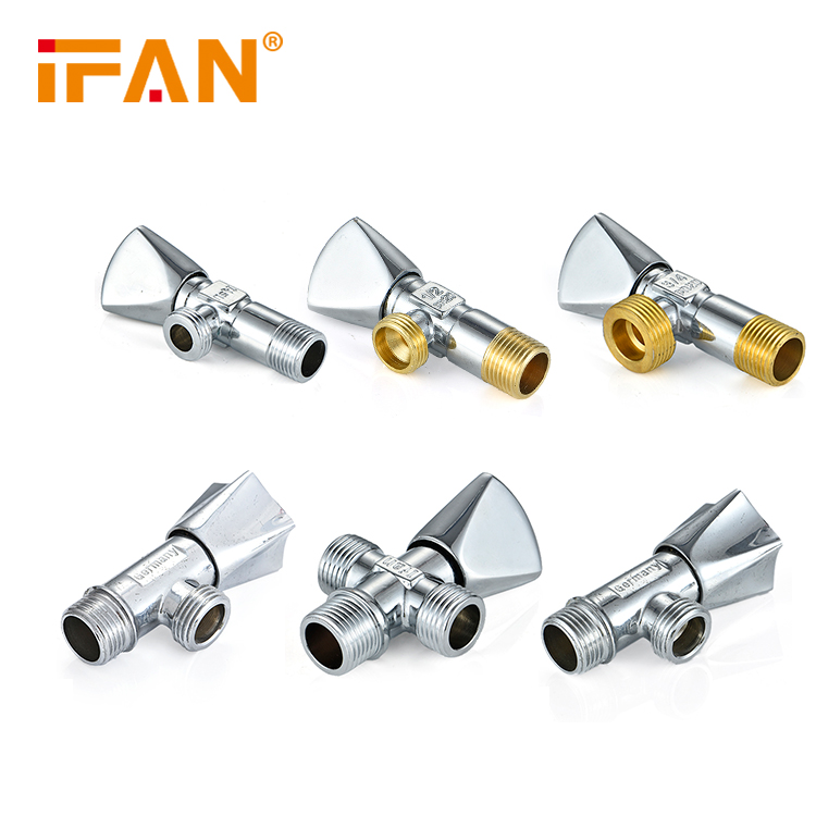 Water Control Chromed Brass 90 Degree Brass Angle Check Valve Price Slow Open Brass Mini Angle Cock Valve