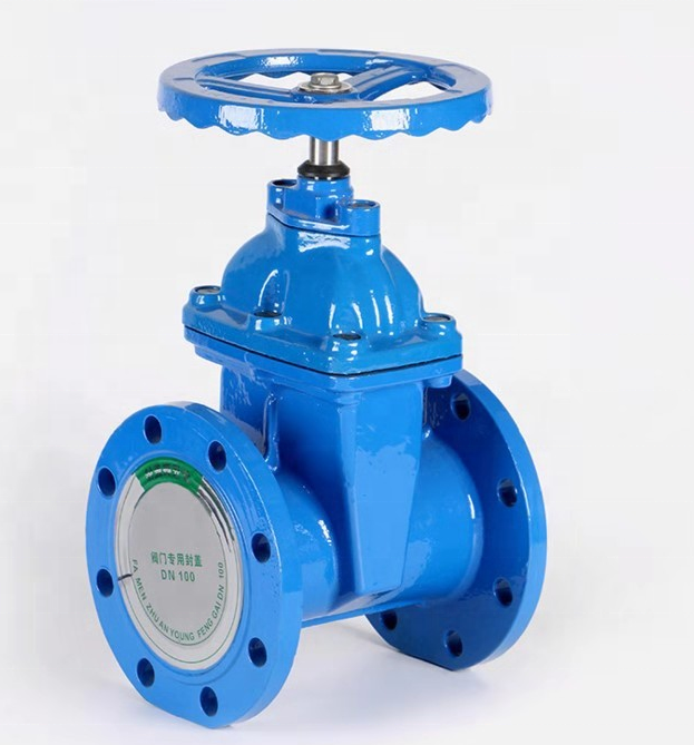 Hot Sale Cast Iron Rubber Seat Manual Gate Valve For Drinking Water