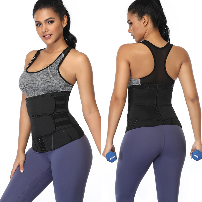 custom neoprene steel boned slimming waist trainer belt private label