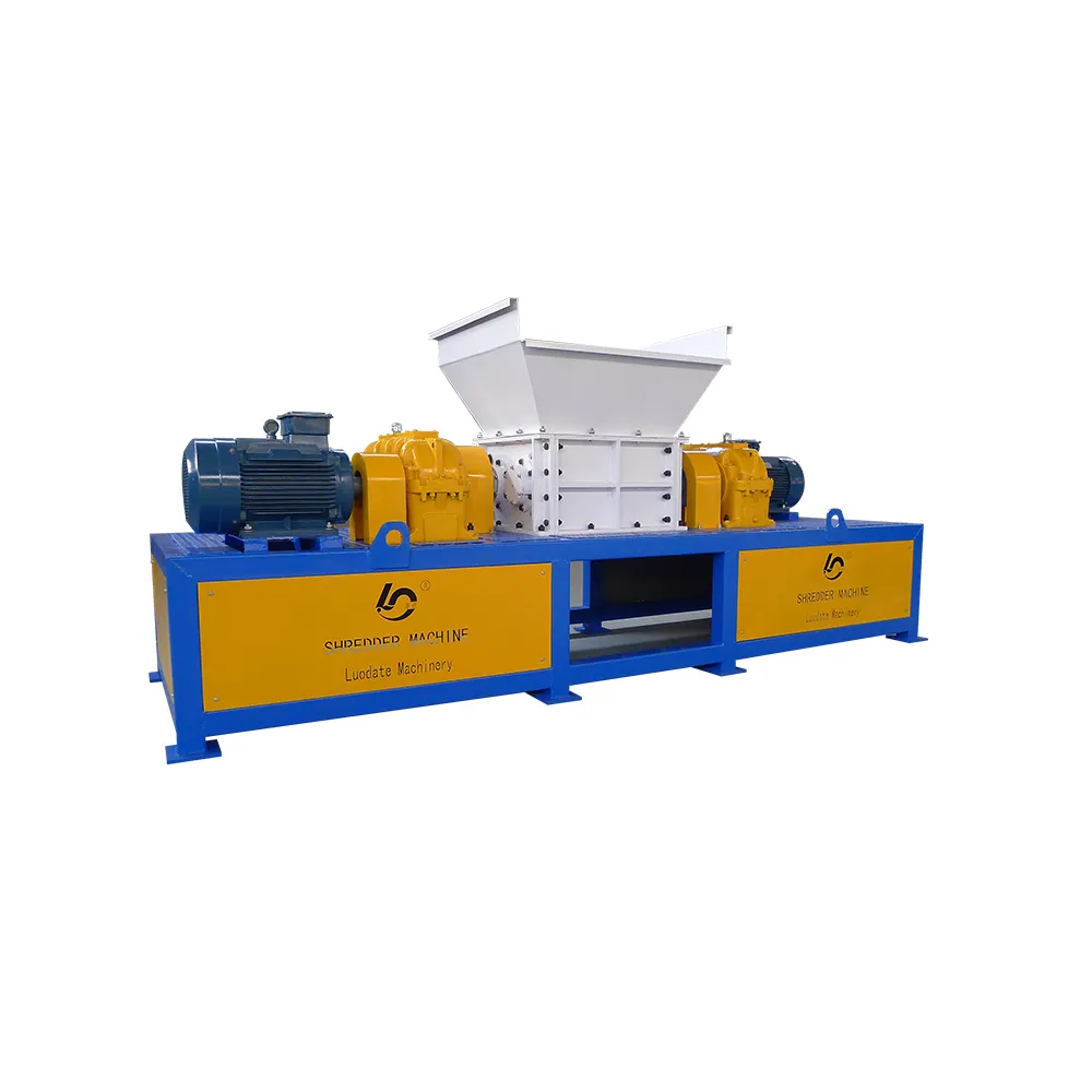High Efficiency Machine Tire Recycling / Tire Crusher Rubber Cutting Machine/ Rubber Particle Tyre Shredding