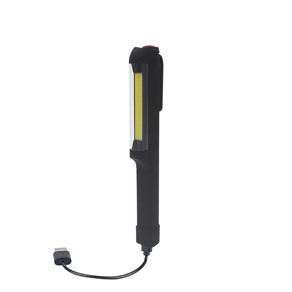 STARYNITE 3w 200 lumen rechargeable pen shape flash light tool light clip cob led work light powered by 10440 li-ion battery