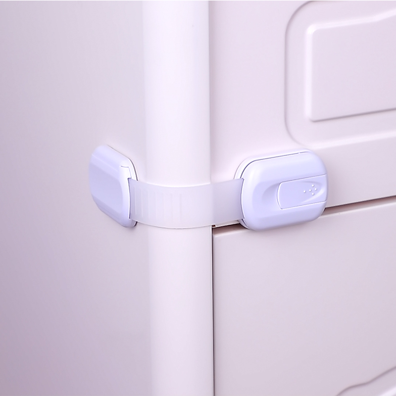Complete Baby proofing kit cabinet lock  secure bedroom and kitchen   adjustable adhesive straps keep your kids safe at home