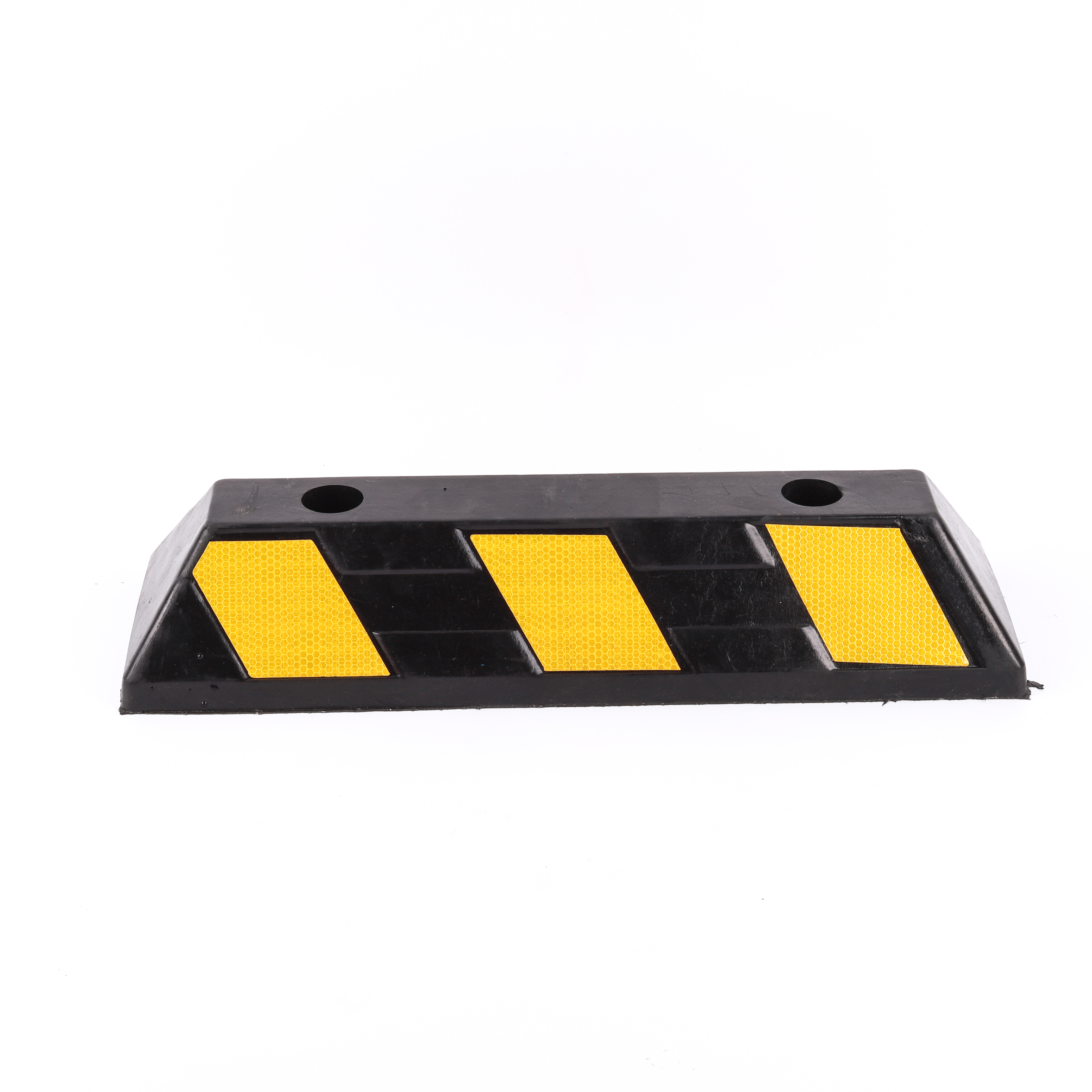 500*150*100MM black road caution speed limiter rubber wheel stopper for car parking