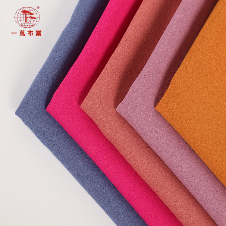 New Product multicolor chiffon fabric plain polyester fabrics