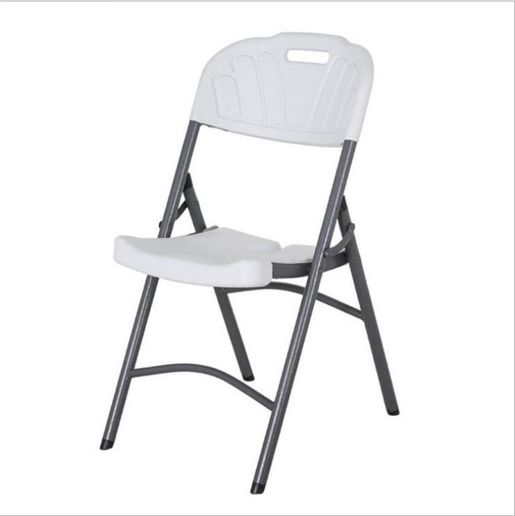 White Polypropylene Outdoor Plastic Table and Side Foldable Chair Set For Outdoor Camping and Sitting