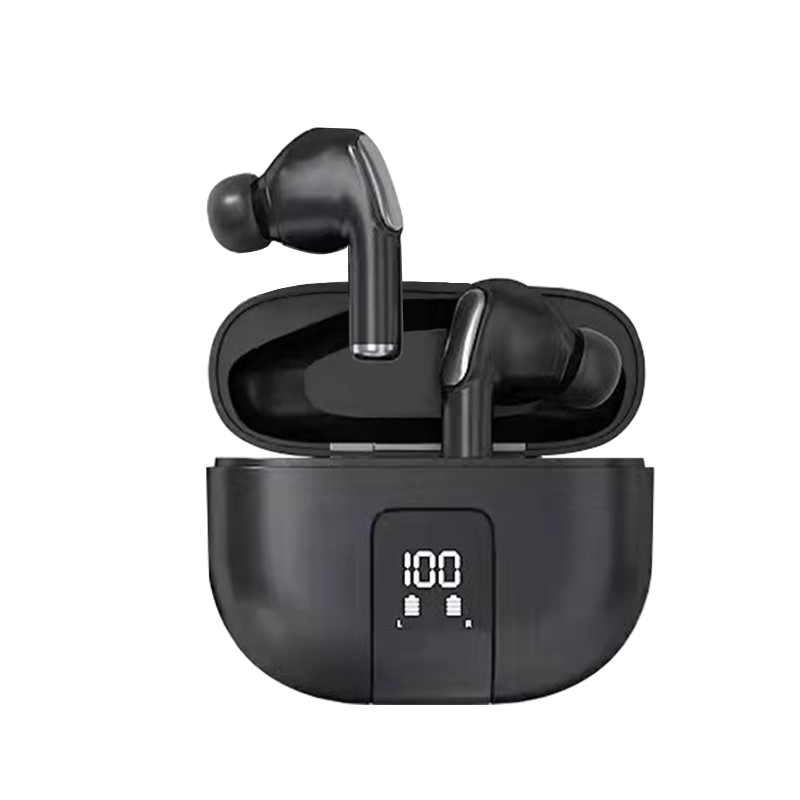 Лидер продаж Amazon Bt 5,0 беспроводные удобные наушники Ipx 6 дисплей мощности шумоподавление Hifi наушники для тренировок бега