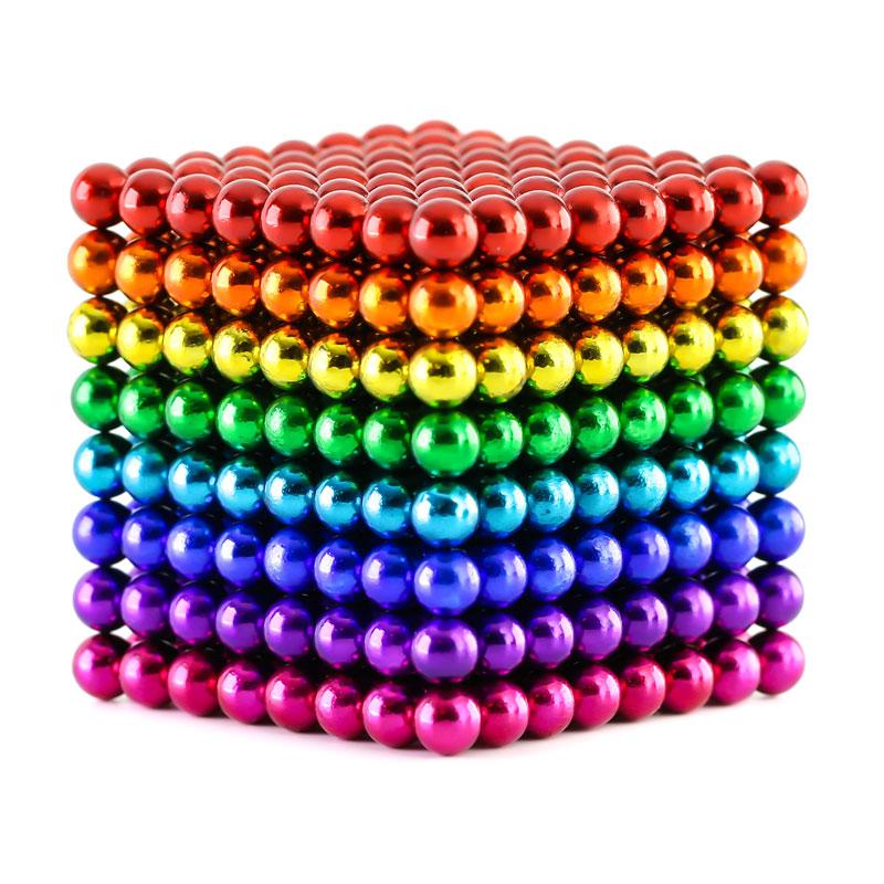Magic cube 216 512 шт 8 видов цветов магнитные шарики магнитные игрушки неодимовый магнит мяч оптом головоломки игрушки строительные блоки