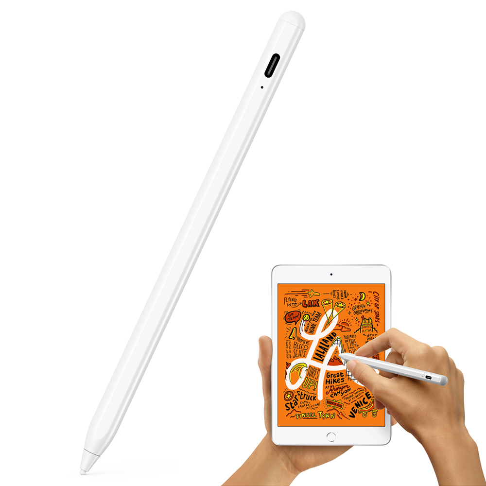 Electronic Stylus for Apple Pencil, Active Capacitive Stylus Pen Compatible with iPad after 2018 and Universal all touch screen