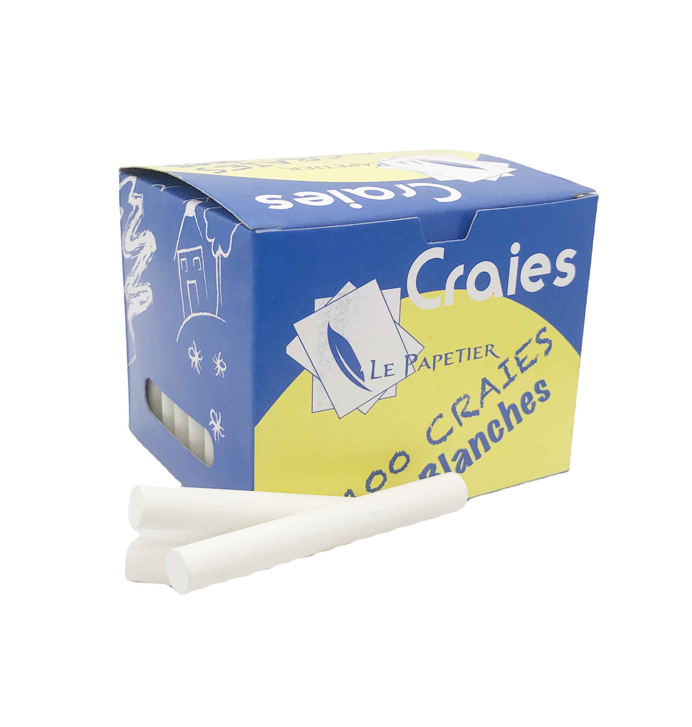 Hot sale best quality unique design edible dustless white chalk
