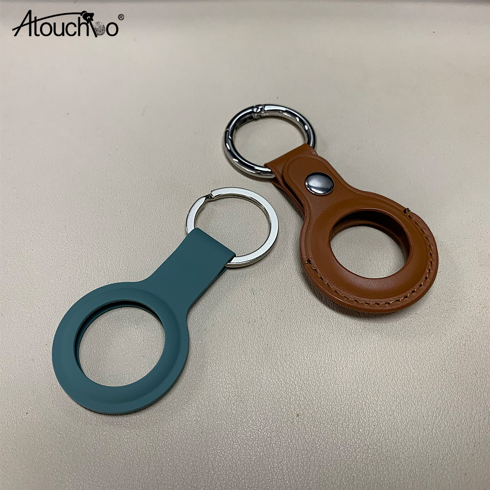 Новое поступление OEM Лучшее качество многоцветный кольцо из натуральной кожи или силикона защитный чехол для Apple Airtag