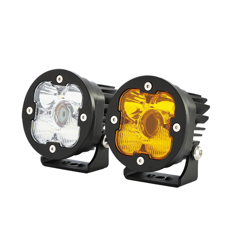 32W 3" inch Unique Design Super Bright Off Road Square Round motorcycle Car Laser fog light spot Led Work Light