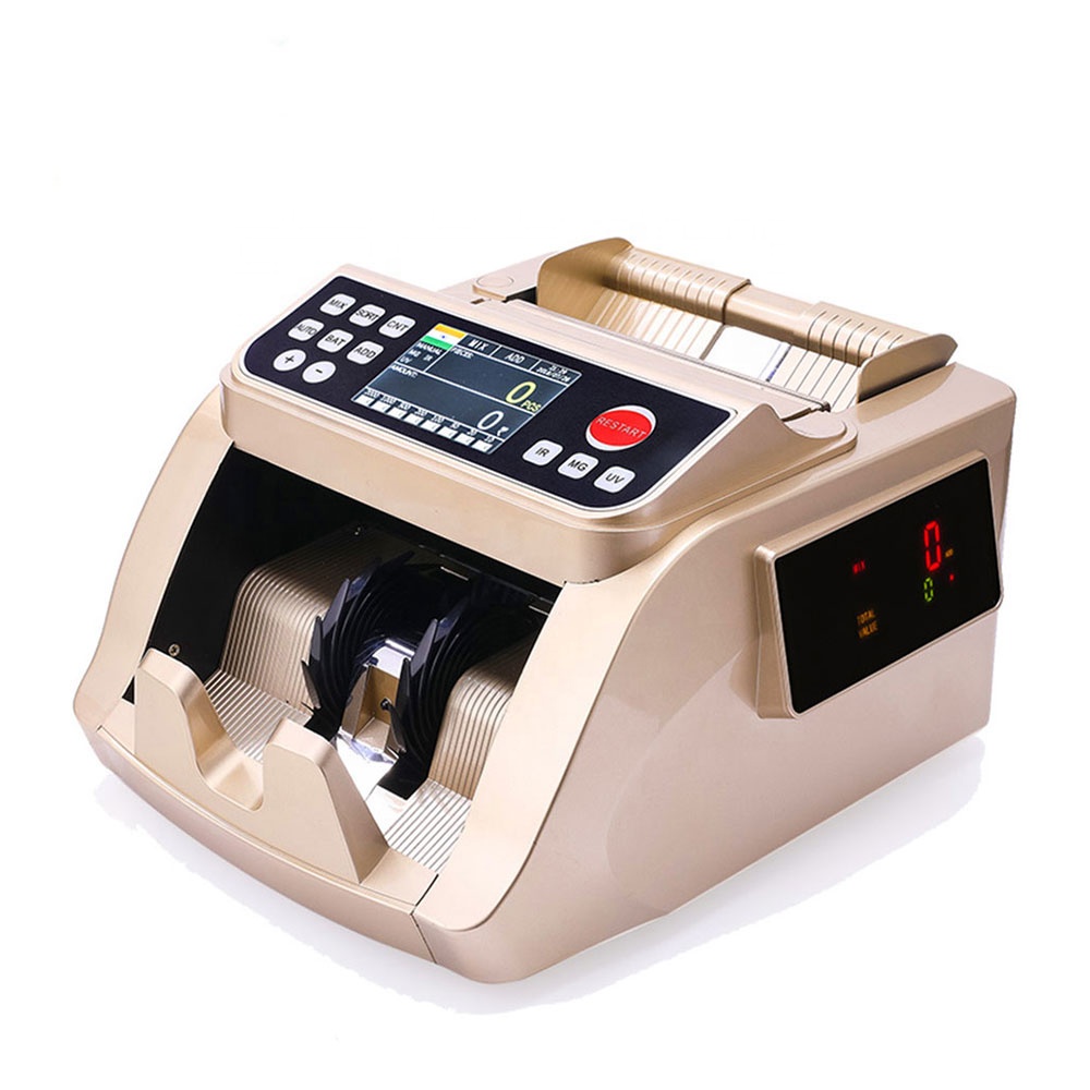 Y5518 In Stock Low Price Fake Money Bank Note Counting Machine Bill Money Counter With Spare Parts