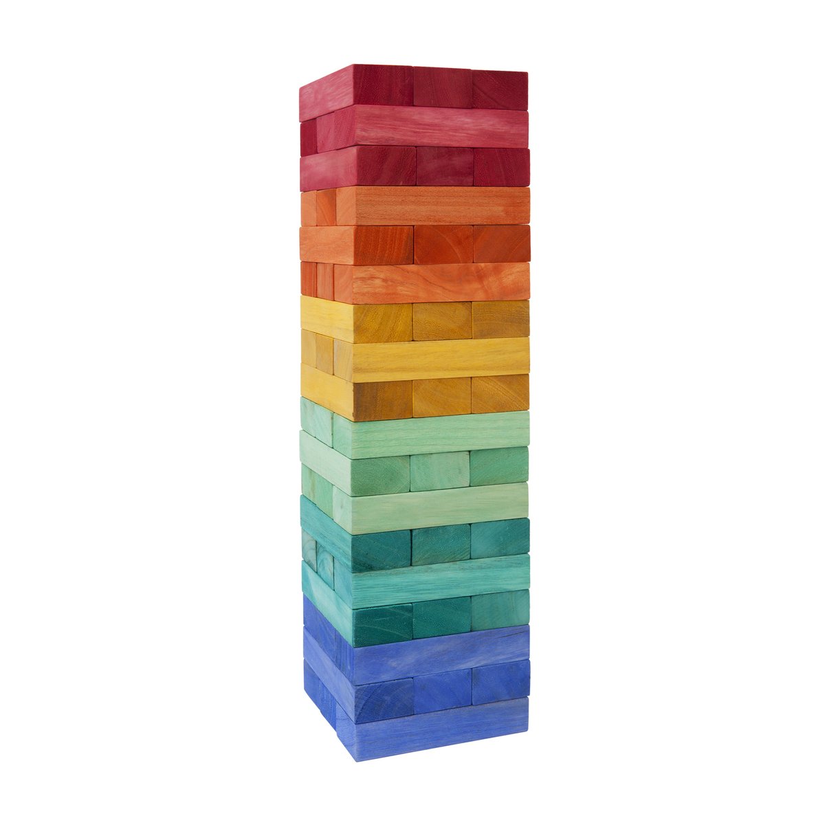 2020 new style popular giant wooden block towers RAINBOW Giant Tumbling Tower