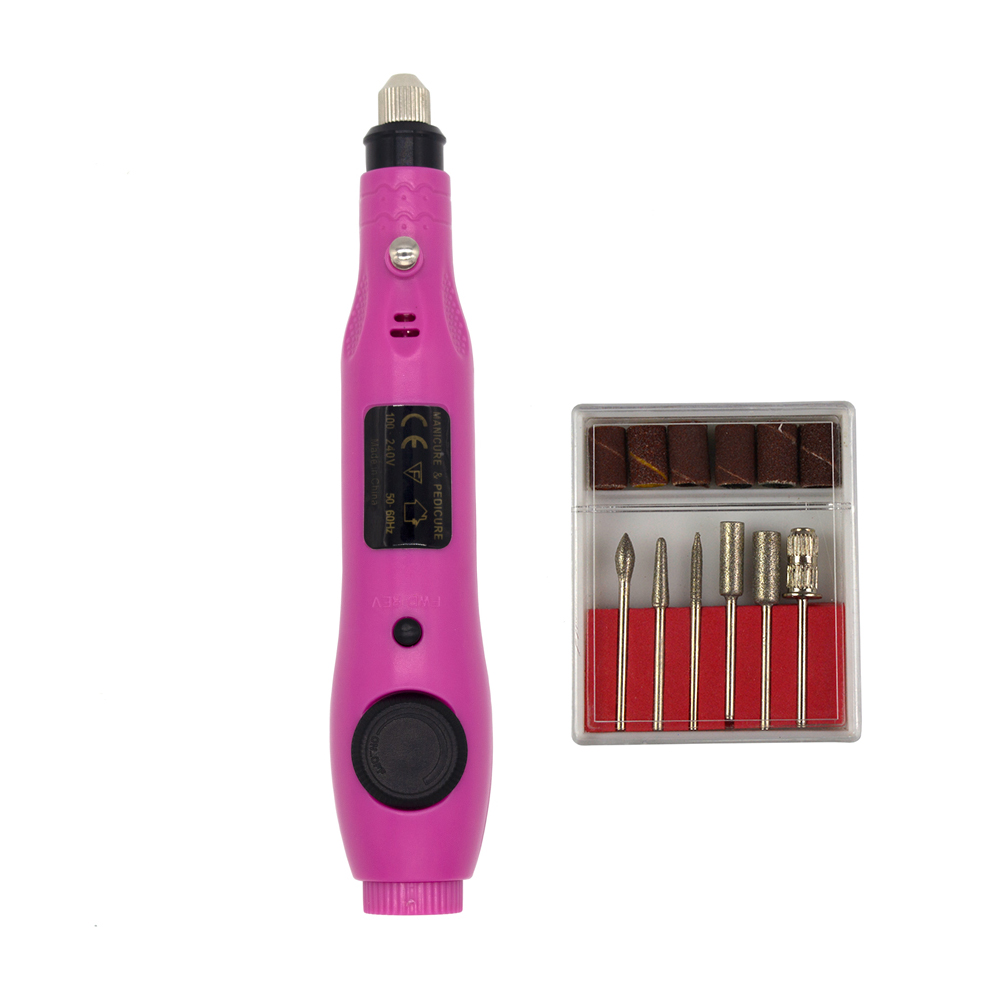 Cheap Professional USB Electric Manicure Machine Mini Nail Drill Pen 30000RPM Portable Pen Shape Nail File Drill Use For Home