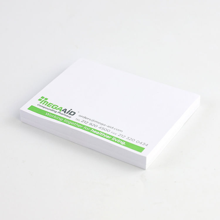 80gsm офсетная бумага 3 см, тяжелый клей 100 листов на pad, маленький липкий блокнот