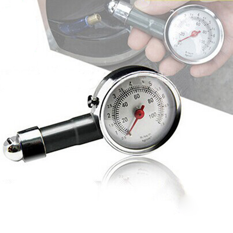 Metal Car tire pressure gauge AUTO air pressure meter tester diagnostic tool For Jeep B-mw Fiat VW Ford Au-di Hon-da To-yota